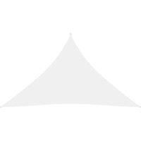 Sunshade Sail Oxford Fabric Triangular 3.5x3.5x4.9 m White