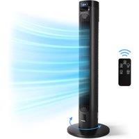 Keplin 36" Tower Fan With Remote, Led Display & 3 Speeds - 3 Colours