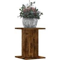 Plant Stands 2 pcs Smoked Oak 30x30x40 cm Engineered Wood