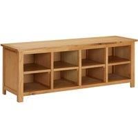 Shoe Rack 114x37x45 cm Solid Oak Wood