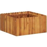 Garden Raised Bed 50x50x25 cm Solid Acacia Wood