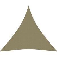 Sunshade Sail Oxford Fabric Triangular 4.5x4.5x4.5 m Beige