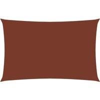 Sunshade Sail Oxford Fabric Rectangular 5x8 m Terracotta
