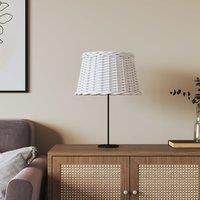 Lamp Shade White £45x28 cm Wicker