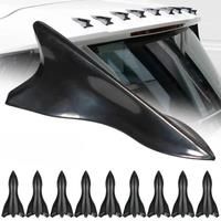 10Pcs Universal Rear Roof Shark Fins Spoiler Wing Kit Car Roof Spoiler Bumper Spoiler Shark Fin