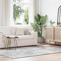 Shaggy Rug High Pile NAVARRA Light Grey 160x230 cm Polyester