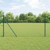 Hexagon Fence Green 1.2x100 m Steel