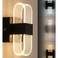 Modern Acrylic LED Wall Lamp,LED Indoor Wall Lamps,Bedside Night Lights,3 Lighting Colours