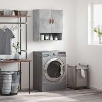 Wall Cabinet Concrete Grey 60x31x70 cm Engineered Wood