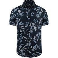 Men'S Hawaiian Print Shirt And Shorts Set In 5 Sizes And 9 Styles - Grey