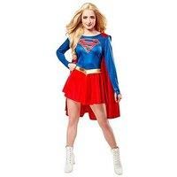Rubies Official DC Comics Supergirl Adult Ladies Fancy Dress Costume New