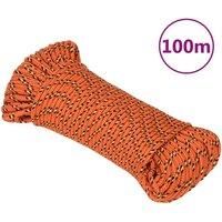 Boat Rope Orange 2 mm 25 m Polypropylene