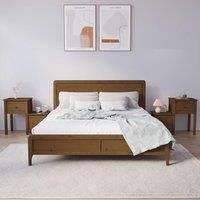 Bedside Cabinet 2pcs Honey Brown 79.5x38x65.5cm Solid Wood Pine