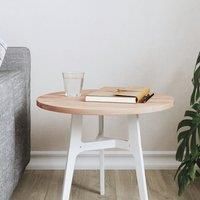 Table Top 40x1.5 cm Round Solid Wood Beech