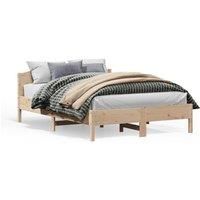 Bed Frame without Mattress 160x200 cm Solid Wood Pine