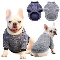 ABRRLO Pack Dog Jumper Fleece Warm Pet Dog Cat 2 Small Medium blue)