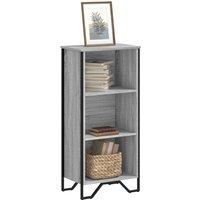 Bookcase Grey Sonoma 50x31x106 cm Engineered Wood