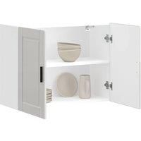 Kitchen Wall Cabinet Porto High Gloss White Engineered Wood