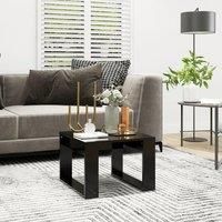 Side Table Black 50x50x35 cm Engineered Wood