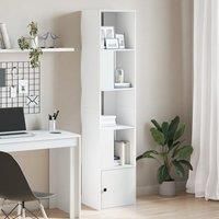 Bookcase White 40x36x189 cm Engineered Wood