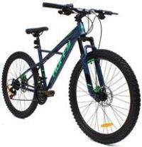 Huffy Korros 26 Inch Men/'s Mountain Bike Blue Hardtail Front Suspension + Shimano 21 gears