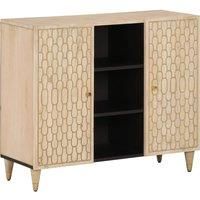 Side Cabinet 90x33x75 cm Solid Wood Mango