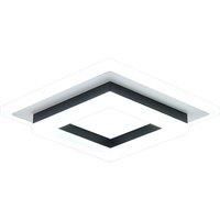 LED Ceiling Light,24W Modern Ceiling Lamp,Square LED Ceiling Lights for Bedroom Hallway Office Living Room, Cold White 6500K