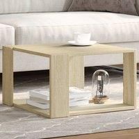 Coffee Table Sonoma Oak 51.5x51.5x30 cm Engineered Wood