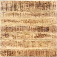 Table Top Solid Mango Wood 25-27 mm 80x80 cm