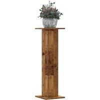 Plant Stands 2 pcs Old Wood 30x30x95 cm Engineered Wood