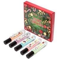 Christmas Perfume Gift Box Set w/ 5 Festive 10ml Perfume Bottles