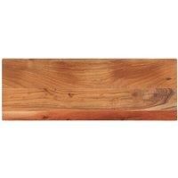 Table Top 80x20x2.5 cm Rectangular Solid Wood Acacia