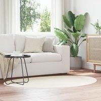 Rug 'HUARTE' Short Pile Soft and Washable Cream 100x200 cm