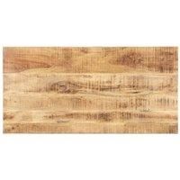 Table Top Solid Mango Wood 15-16 mm 100x60 cm