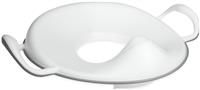 Nuby Toilet Seat Trainer – Non-Slip | Easy-Grip Handles | Splash Guard| Suitable for 12+ Months (White)