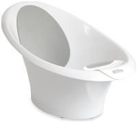 Nuby Sit Me Up Baby Bath with Built in Anti-Slip Bump and Soft Headrest - Bathtub Seat | Sitting Support | Suitable from 0-12 Months+ | Wash Cup and Plug Included