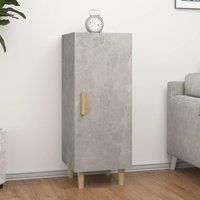 Sideboard Concrete Grey 34.5x34x90 cm Engineered Wood