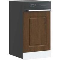 Dishwasher PanelKalmarBrown Oak 45x1.5x67 cm Engineered Wood