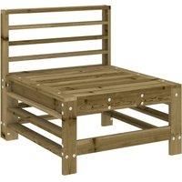 Garden Middle Sofa Impregnated Wood Pine