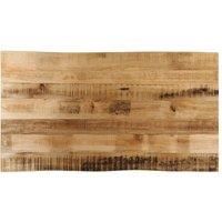 Table Top Live Edge 110x60x2.5 cm Solid Wood Rough Mango