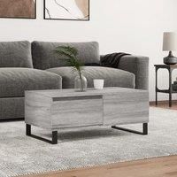 Coffee Table Grey Sonoma 90x50x36.5 cm Engineered Wood
