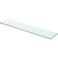Shelf Panel Glass Clear 70x15 cm