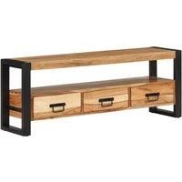 TV Cabinet 120x30x45 cm Solid Wood Acacia