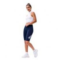 Reebok Vector Bike Shorts Womens 4-6 Navy Wide Waistband Gym Training Athletic - XS Petites