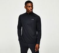 Under Armour Tech Quarter Zip T-Shirt - Black - Size XS