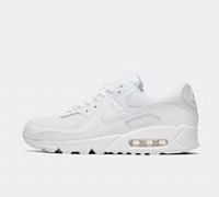 Nike Air Max 90 Trainer - White / White - Size 11.5