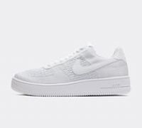 Nike Air Force 1 Flyknit 2.0 Trainer - White - Size 9