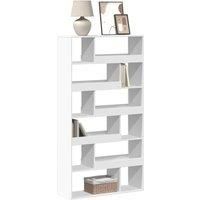 Bookcase White 100x33x187.5 cm Engineered Wood