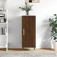 Sideboard Brown Oak 34.5x34x90 cm Engineered Wood