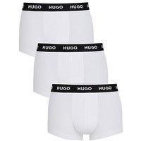 Hugo Triplet 3 Pack Trunks - White